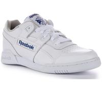 REEBOK Entraînement Plus Cuir Pleine Fleur Rétro Classique Shoe Blanc Hommes UK