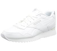 Reebok Femme Glide Ripple Clip Basket, Chaussures Blanches argentées Met Blanc, 35 EU