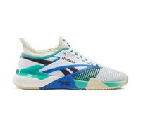 Reebok Femme Nano Court Sneaker, FTWR White/Weathered White/Unlshd Green, 37.5 EU