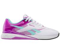 Reebok Femme Nano X5 Basket, FTW White Purple Rave AI Aqua, 38 EU