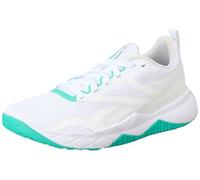 Reebok Femme NFX Trainer Sneaker, Footwear White/Black/Unleashed Green, 42 EU