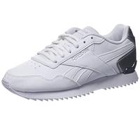Reebok Homme Royal Glide Ripple Clip Baskets, White Silver Met White, 38 EU