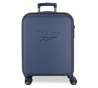 Reebok Franklin Valise cabine, set valises, fabriquée en ABS, un matériau résistant et léger, fermeture TSA, quatre roues doubles à rotation multidirectionnelle, par Joumma Bags, bleu, 40 cm x 55 cm x