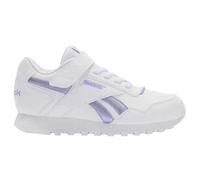 Reebok Garçon Fille Glide Elastic & Top Strap Basket, Ftwrwhite Metalicpurple Digitalgleam, 25 EU
