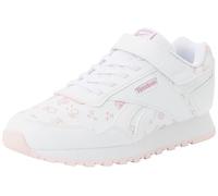 Reebok Glide Elastic Lace & Top Strap Basket, White/FROSTEDBERRY/DustyRose, 28 EU