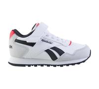 Reebok Glide Elastic & Top Strap Sneaker, FTWRWHITE/MISTGREY/ENERGYRED, 26 EU