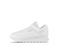 Reebok Glide Elastic & Top Strap Sneaker, FTWWHT/CDGRY2/FTWWHT, 33 EU