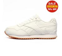 Reebok Glide Ondulé Pince Femmes Rétro Classique Baskets Mode Décontracté Blanc