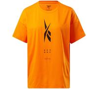 Reebok Graphic T-Shirt Womens Orange Haute Visibilité 4 - 6 (XS) Female