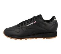 Reebok Homme Classic Leather Baskets, Core Black/Pure Grey 5 Rubber Gum-03, 37.5 EU