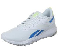 Reebok Homme FLEXAGON Force 4 Sneaker, Footwear White/Kinetic Blue/Digital Lime, 45.5 EU