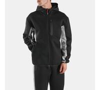 Reebok - Hoodie zippé intégral homme Dreamblend Spacer, Homme, Black/Athletic Grey Marl, Taille: 2XL