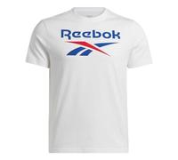 Reebok Id-Big Logo T-Shirt, White, XS Homme