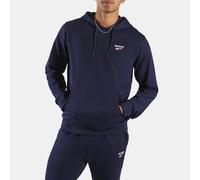Reebok - ID Sweat à capuche pour homme en tissu éponge français avec petit Logo, Vector Navy, Taille: XL