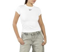 Reebok Id T-Shirt à Manches Courtes pour Femme, Blanc, S