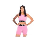 Reebok Brassière femme ID Train Cutout Bralette Rose clair/Noir/Blanc Taille L