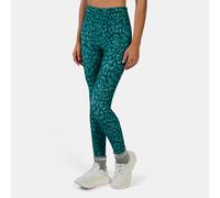 Reebok - ID Train High Rise Printed Leggings, Metal Green/Inverted Aqua, Taille: XS