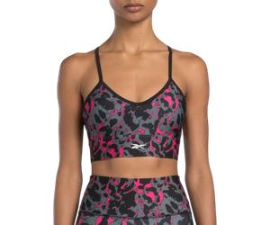 Reebok ID Train Printed Bra Brassière XS Argent