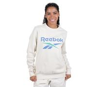 Reebok Identity Big Logo Fleece Crew Sweat d'entraînement. (Long SL.), Craie Vintage, M Femme