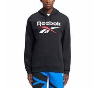Reebok Identity Big Logo Fleece Hoodie Maillot de survêtement, Noir/Blanc/Rouge Vector, XL Homme