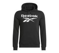 Reebok Identity Big Logo Ft Hoodie Maillot de survêtement, Noir/Blanc/Rouge Vector, XL Homme