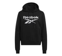 Reebok Sweat à Capuche en Polaire avec Grand Logo Identity Tops D'ENTRAÎNEMENT, Noir, M Femme