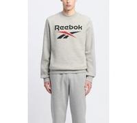 Reebok Identity Big Logo Medium Grey Heather/vector Red Taille: L | Sweatshirts à capuche Outlet | Homme | Gris