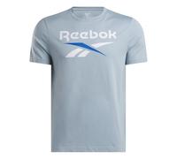 Reebok Identity BIG Logo Tee T-Shirt, Upgrade Blue, L Men's