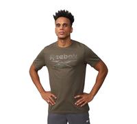 Reebok Identity Camo T-Shirt Homme, Army Green, M