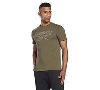 Reebok Identity Camo T-Shirt Homme, Army Green, S
