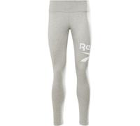 Reebok Identity Logo Performance Gym Leggings Gris foncé/Blanc 4-6 Female