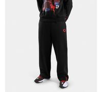 Reebok - Joggings pour homme Allen Iverson en molleton brossé, coupe décontractée et ourlet ouvert, BLACK, Taille: XL