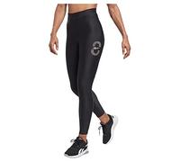 Reebok Legging de Course Vector pour Femme, Noir Nuit, XL