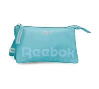 Reebok Linden Trousse De Toilette Trois Compartiments Bleu 17,5x9,5x2 cms Polyester