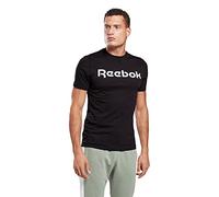 Reebok T-Shirt fonctionnel noir / blanc, Taille L