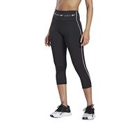 Reebok LM High Rise 3/4 Tight Collant Femme, Femme, Mailles, GE1006, Noir, XXS