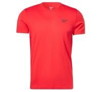 Reebok Logo de l'identité, Rouge-Noir, M T-Shirt à Manches Courtes S
