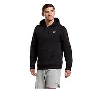 Reebok Logo sur la Poitrine Gauche Sweatshirt à Capuche, Noir, L Homme