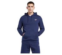 Reebok Logo sur la Poitrine Gauche Sweatshirt à capuche, Vector Navy, M Homme S