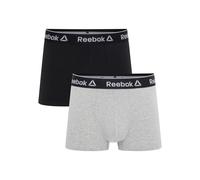 Reebok Lot de 2 boxers homme (noir/gris, XL)