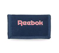 Reebok Lucia Portefeuille avec Porte-Monnaie Bleu 13x8x2,5 cms Polyester
