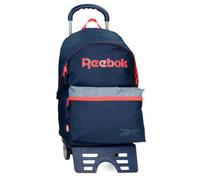 Reebok Lucia Sac à Dos Scolaire avec Chariot Bleu 31 x 44 x 17,5 cm Polyester 23,87 L by Joumma Bags, Bleu, Sac à Dos Scolaire avec Chariot