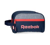 Reebok Lucia Trousse De Toilette Deux Compartiments Adaptable Bleu 26x16x12 cms Polyester
