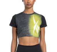 Reebok LUX BOLD CROPPED TEE Tee-shirt L Noir