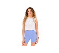 Reebok Lux Cropped Graphic Sleeveless T-shirt Blanc M Femme
