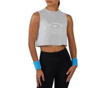 Reebok Lux Cropped Graphic Sleeveless T-shirt Gris M Femme