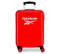Reebok Maveryck Cabine Valise Rouge 38x55x20 cms Rigide ABS Serrure latérale à combinaison 34L 2.86 kgs 4 Double roues Bagage à main