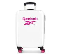 Reebok Maveryck Valise Cabine Rose 38x55x20 cm ABS Rigide Cadenas Latéral à Combinaison 34L 2.86 kgs 4 Double Roues Bagage à Main