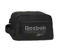 Reebok Melbourne Trousse à Deux Compartiments Adaptable en Polyester Noir 25 x 15 x 10 cm, Noir, Talla única, Trousse à Deux Compartiments Adaptable