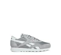 Reebok Men's Classic Nylon Sneaker, Pure Grey 5 FTWR White FTWR White, 44 EU